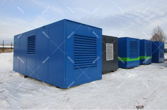 Блок-контейнерные электростанции общей мощностью 1600 кВт